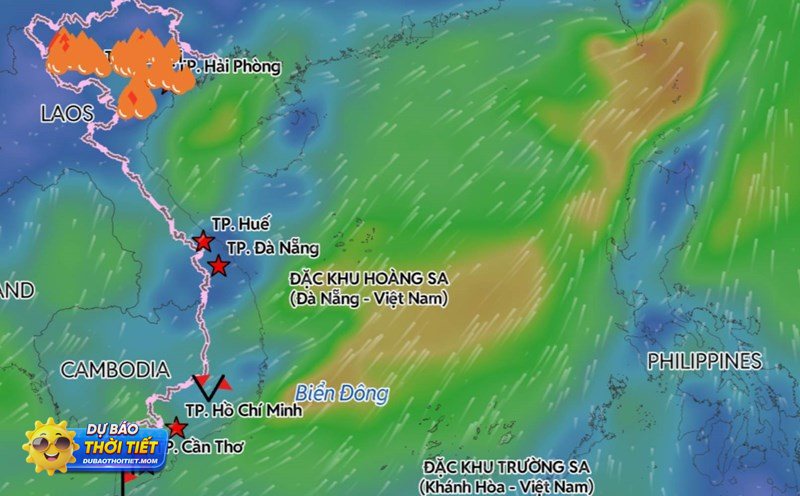 Thời tiết thành phố Bến Cát - Ưu tiên dự báo mưa theo từng khung giờ Thời tiết thành phố Bến Cát - Ưu tiên dự báo mưa theo từng khung giờ