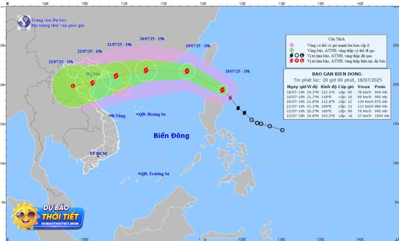 Hôm nay trời có mưa không - Xem xác suất mưa theo giờ